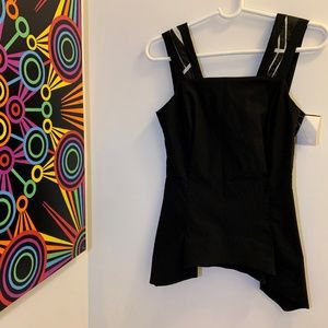 IXOS Black tanks/camisoles,3D design,